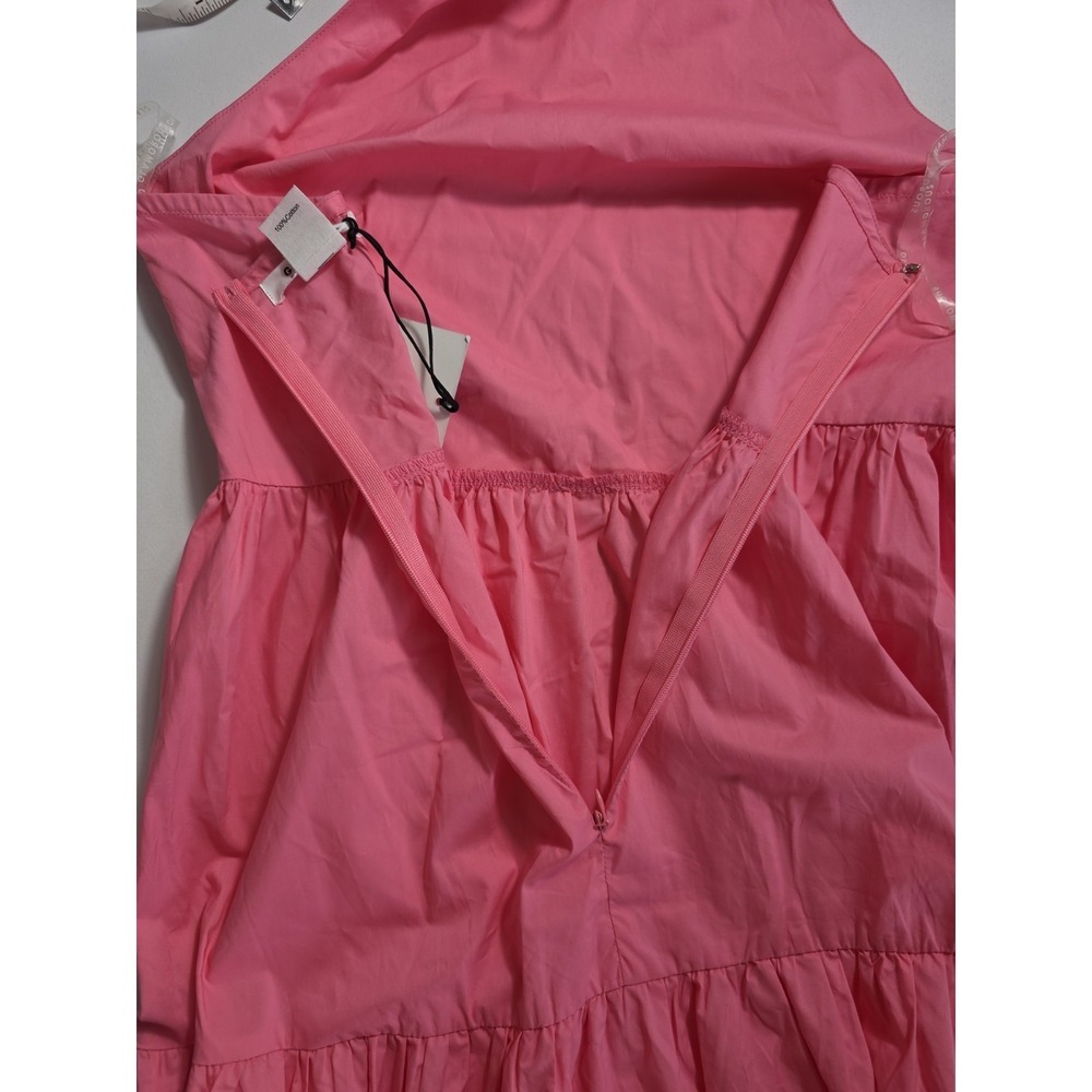Glamorous London Pink Halter Maxi Dress NWT Tiered Summer Barbiecore US 6 - Picture 9 of 9